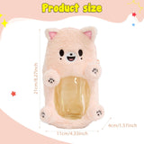 Maxbell Plush Photocard Holder Portable Protector Hanging Decoration Protective Case Fox