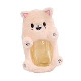 Maxbell Plush Photocard Holder Portable Protector Hanging Decoration Protective Case Fox