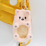 Maxbell Plush Photocard Holder Portable Protector Hanging Decoration Protective Case Fox