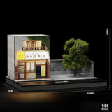 Maxbell 1:64 Scale Japanese Tofu Shop Model Collector Diecast Car Model Display Case