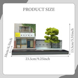 Maxbell 1:64 Scale Japanese Tofu Shop Model Collector Diecast Car Model Display Case