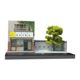 Maxbell 1:64 Scale Japanese Tofu Shop Model Collector Diecast Car Model Display Case