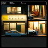 Maxbell 1:64 Scale Japanese Tofu Shop Model Collector Diecast Car Model Display Case