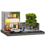 Maxbell 1:64 Scale Japanese Tofu Shop Model Collector Diecast Car Model Display Case