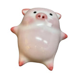 Maxbell Pig Statue Collections Artwork Ceramic Tea Pet for Tea House Cabinet Bedroom