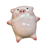 Maxbell Pig Statue Collections Artwork Ceramic Tea Pet for Tea House Cabinet Bedroom