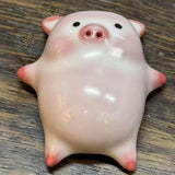 Maxbell Pig Statue Collections Artwork Ceramic Tea Pet for Tea House Cabinet Bedroom