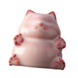 Maxbell Cat Statue Mini Animal Figurine Ceramic Tea Pet for Fireplace Bedroom Indoor B