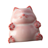 Maxbell Cat Statue Mini Animal Figurine Ceramic Tea Pet for Fireplace Bedroom Indoor B