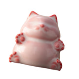 Maxbell Cat Statue Mini Animal Figurine Ceramic Tea Pet for Fireplace Bedroom Indoor B