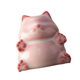 Maxbell Cat Statue Mini Animal Figurine Ceramic Tea Pet for Fireplace Bedroom Indoor B