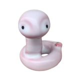 Maxbell Ceramic Snake Figurine Lifelike Portable Snake Ornament for Shelf Home Decor