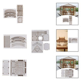 Maxbell DIY Building Model Assembly Kit 1/50 Handmade Fun Gift Micro Landscape Decor Arch Bridges A