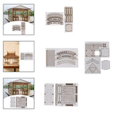 Maxbell DIY Building Model Assembly Kit 1/50 Handmade Fun Gift Micro Landscape Decor Arch Bridges A