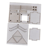 Maxbell DIY Building Model Assembly Kit 1/50 Handmade Fun Gift Micro Landscape Decor Pavilion