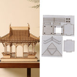Maxbell DIY Building Model Assembly Kit 1/50 Handmade Fun Gift Micro Landscape Decor Pavilion
