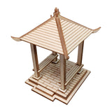 Maxbell DIY Building Model Assembly Kit 1/50 Handmade Fun Gift Micro Landscape Decor Pavilion