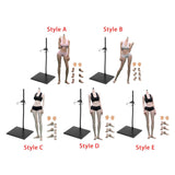 Maxbell 1/6 Scale Figure Model Collection Realistic Removing Feet Flexible Body Doll Style A