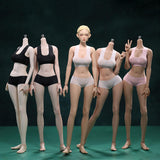Maxbell 1/6 Scale Figure Model Collection Realistic Removing Feet Flexible Body Doll Style A
