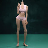 Maxbell 1/6 Scale Figure Model Collection Realistic Removing Feet Flexible Body Doll Style A