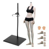 Maxbell 1/6 Scale Figure Model Collection Realistic Removing Feet Flexible Body Doll Style C