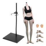 Maxbell 1/6 Scale Figure Model Collection Realistic Removing Feet Flexible Body Doll Style D