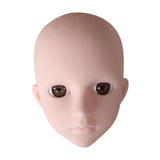 Maxbell Mannequin Training Head Cosmetology Face Head for Beauty Salon Home Beginner Brown Eyes