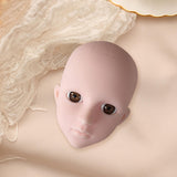 Maxbell Mannequin Training Head Cosmetology Face Head for Beauty Salon Home Beginner Brown Eyes