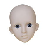 Maxbell Mannequin Training Head Cosmetology Face Head for Beauty Salon Home Beginner Gray Eyes YellowSkin