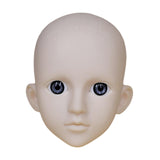 Maxbell Mannequin Training Head Cosmetology Face Head for Beauty Salon Home Beginner Gray Eyes YellowSkin