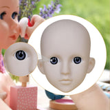 Maxbell Mannequin Training Head Cosmetology Face Head for Beauty Salon Home Beginner Gray Eyes YellowSkin