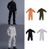 Maxbell 1/12 Scale Action Figure Clothes Men Jumpsuit Doll Clothes for 6" Male Dolls Orange
