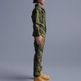 Maxbell 1/12 Scale Action Figure Clothes Men Jumpsuit Doll Clothes for 6" Male Dolls Green