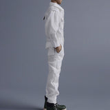 Maxbell 1/12 Scale Action Figure Clothes Men Jumpsuit Doll Clothes for 6" Male Dolls White
