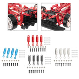 Maxbell RC Shock Absorber 1/28 Aluminum Alloy Upgrade Kit for Wltoys 284161 Red