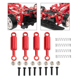 Maxbell RC Shock Absorber 1/28 Aluminum Alloy Upgrade Kit for Wltoys 284161 Red