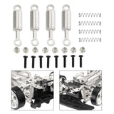 Maxbell RC Shock Absorber 1/28 Aluminum Alloy Upgrade Kit for Wltoys 284161 Silver