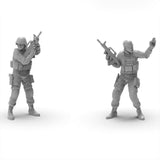 Maxbell 13 Pieces 1/72 People Figures Crafts for Diorama DIY Scene Photography Props