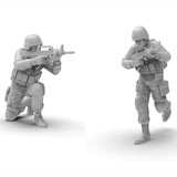 Maxbell 13 Pieces 1/72 People Figures Crafts for Diorama DIY Scene Photography Props