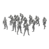 Maxbell 13 Pieces 1/72 People Figures Crafts for Diorama DIY Scene Photography Props