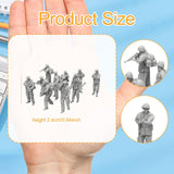 Maxbell 13x 1:64 People Figures Mini People Figurines for Dollhouse DIY Scene Layout