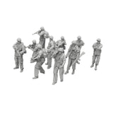Maxbell 10 Pieces Soldier Models 1:64 Dioramas for Crafts Sand Table Miniature Scene
