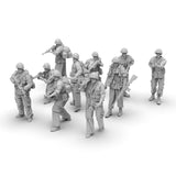 Maxbell 10 Pieces Soldier Models 1:64 Dioramas for Crafts Sand Table Miniature Scene