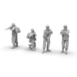 Maxbell 10 Pieces Soldier Models 1:64 Dioramas for Crafts Sand Table Miniature Scene
