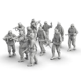 Maxbell 11x 1:72 Scale German Soldier Models Dioramas for Game Miniature Scene Hobby