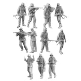 Maxbell 11x 1:72 Scale German Soldier Models Dioramas for Game Miniature Scene Hobby