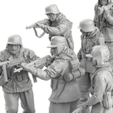 Maxbell 11x 1:72 Scale German Soldier Models Dioramas for Game Miniature Scene Hobby