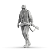 Maxbell 11x 1:64 Scale German Soldier Models Kit for Sand Table Dollhouse Decoration