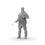 Maxbell 7x Miniature Figures 1/72 Scale Unpainted Diorama Figures for Friends Family