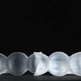 Maxbell Natural Selenite Crystal Bowl Simple Sturdy Gift for Men Women Charging Bowl